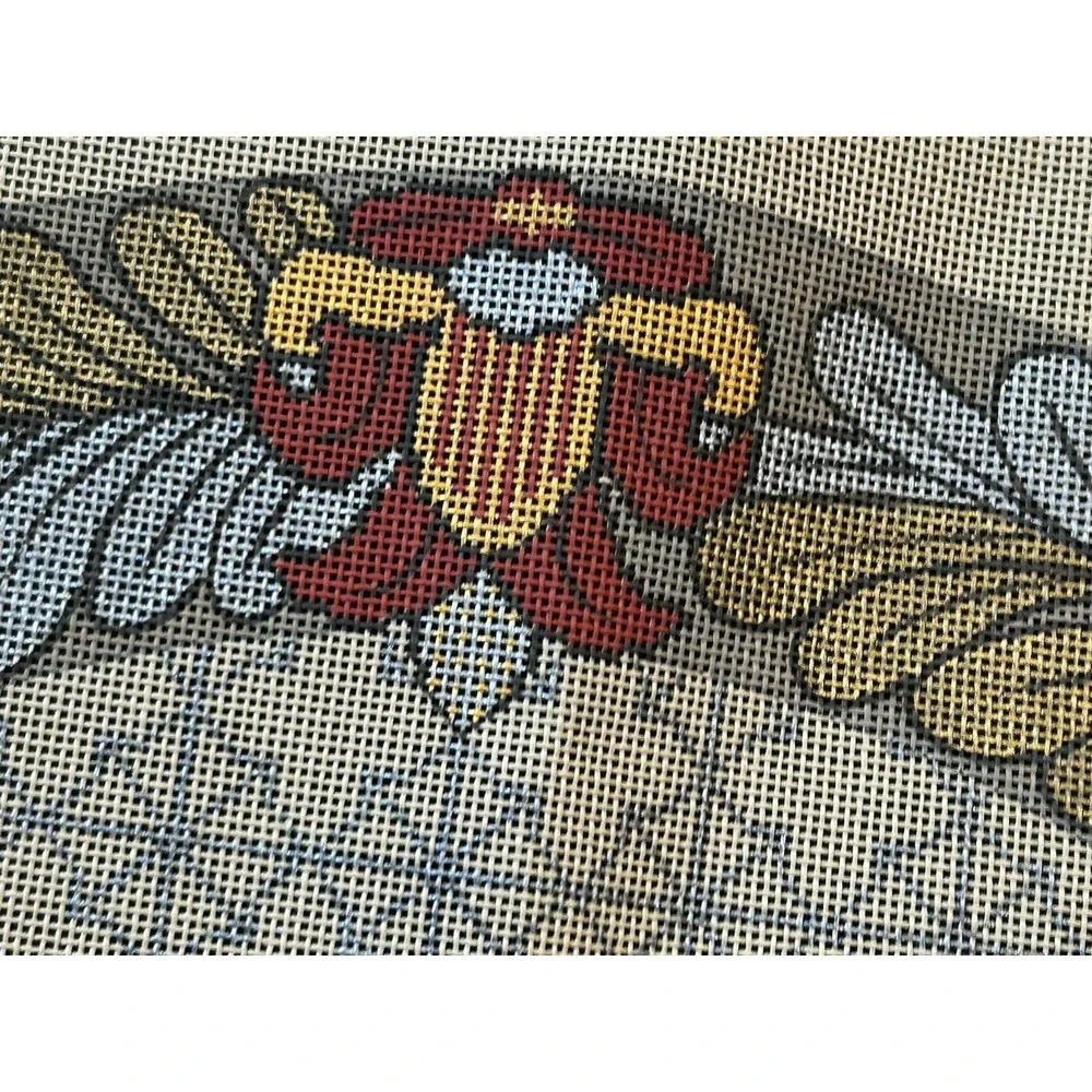 Needlepoint HandPainted SANDRA GILMORE Exotic Elephant 17